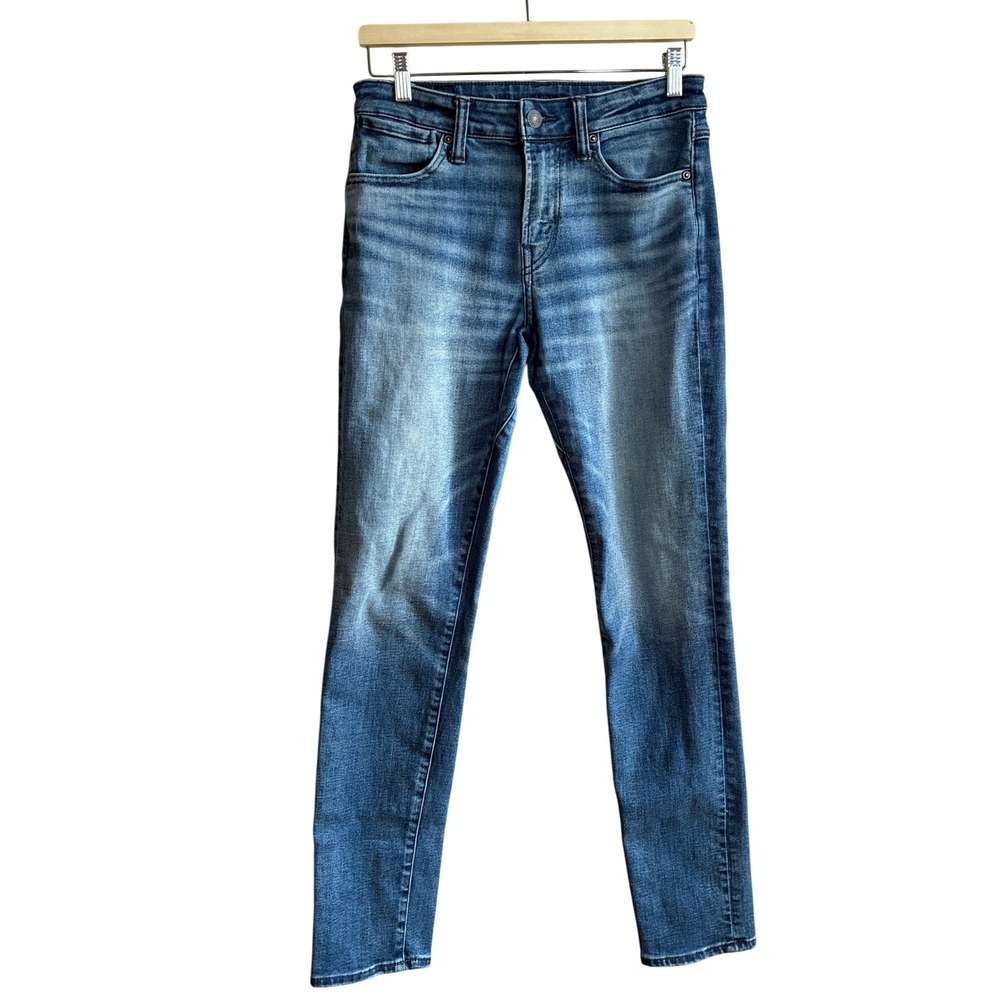 American Eagle AirFlex+ Temp Tech Athletic Skinny Jeans 30x32 Blue Mens Stretch